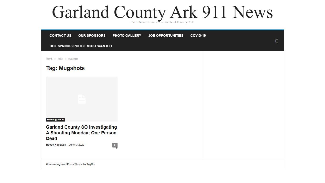 Mugshots Archives - Garland County Ark 911 News